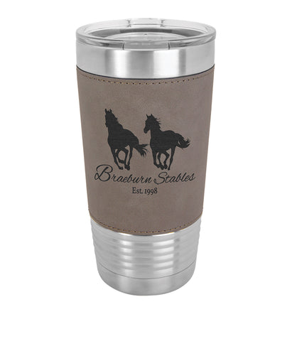 20oz leatherette tumbler