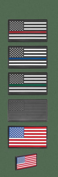 PVC FLAG PATCH *BLACK* HAT